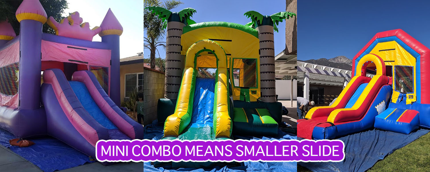 Bouncers, jumpers, water slides and obstacle courses in fontana and