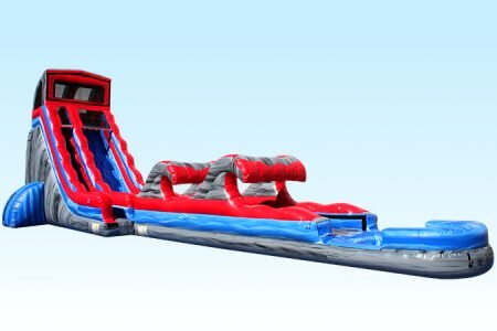 22 foot module water slide with RipTide slip and slide