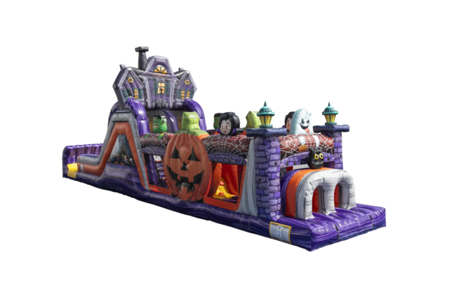 Haunted Halloween 50 foot obstacle course