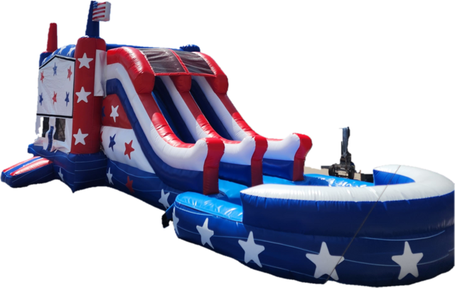 USA 4 in 1 combo jumper with pool