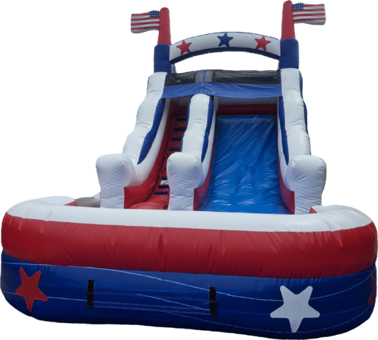 14 foot USA water slide