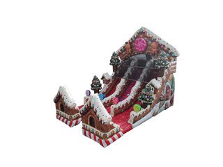 Christmas Gingerbread double lane slide