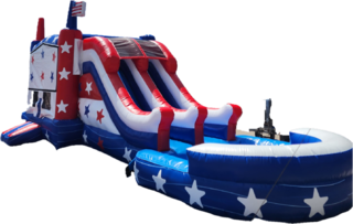 USA 4 in 1 combo jumper with pool