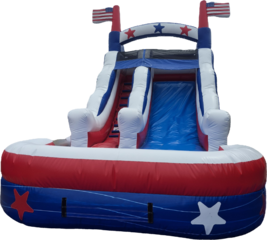 14 foot USA water slide
