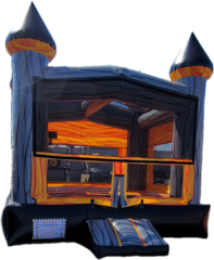 Gray orange castle