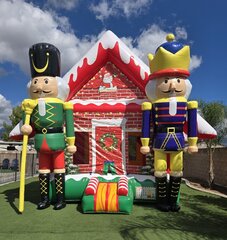 Christmas Nutcracker bounce house