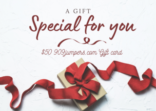 909 Jumpers $50 Digital gift card no expiration date