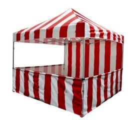 Carnival 10 x 10 red/White Canopy