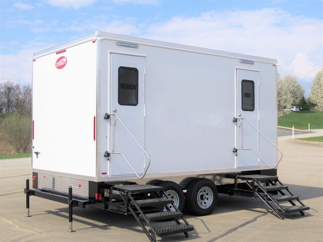 Mobile restroom trailer (2 stall)