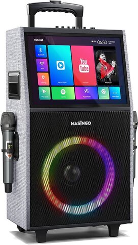 Karaoke Machine (portable with 2 wireless mics)