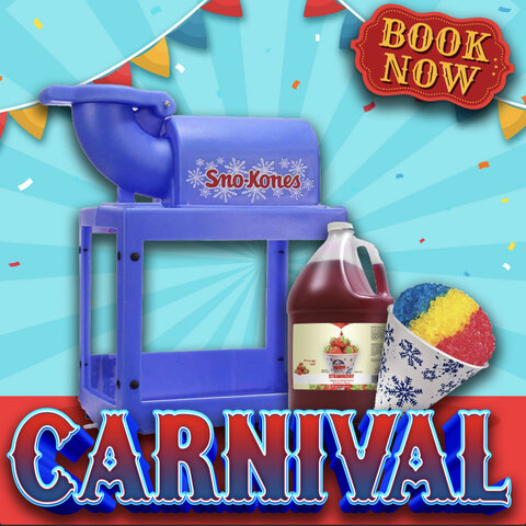 Snow cone machine festival size supplies for 100 (ice not included)