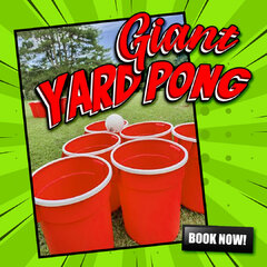 Giant Yard Pong 🏐 