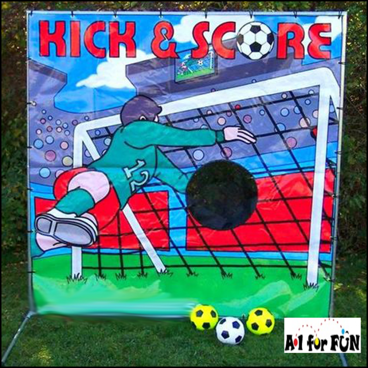 Kick and Score Soccer Frame Game