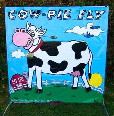 Cow-Pie Fly Frame Game