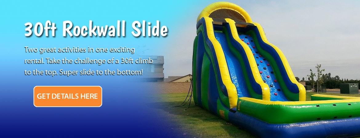 30ft Rockwall Slide Combo