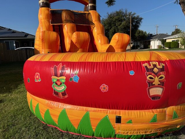 16 Ft Tiki Tropical Waterslide