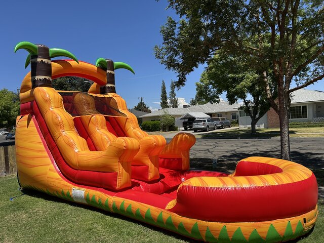 16 Ft Tiki Tropical Waterslide
