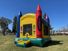 3 in 1 Crayon Playland Bounce House