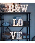 Tabletop Marquee light up Letters