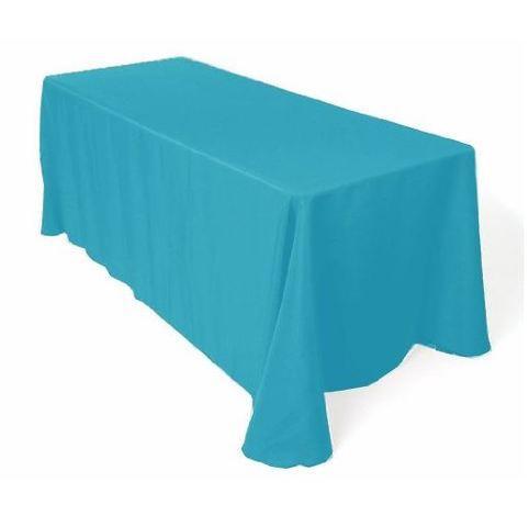 90 x 156 Turquoise Tablecloth
