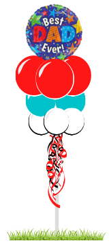 Fathers Day design 2 Yard Balloon Pole