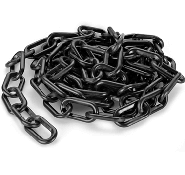 Black plastic chain 
