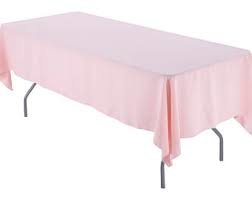 60 x 102 Light Pink Tablecloth 