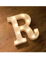 Tabletop light up letter "R"