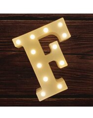 Tabletop light up letter "F"