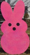 Giant Peep Bunny (Pink Peep)
