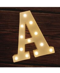 Tabletop light up letter "A"