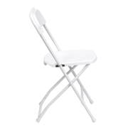 White Kid's Sized Folding Chairs