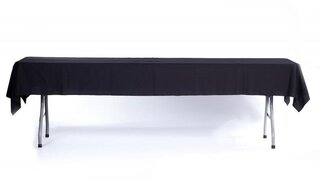 54 x 120 Black Tablecloth