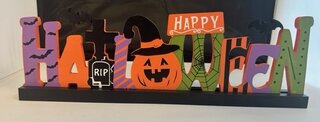 "Happy Halloween" Tabletop Sign