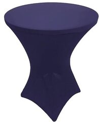 Navy Blue Spandex Tablecloth for High Tops