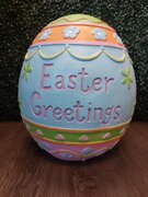 Giant "Easter Greetings" Egg