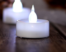 Flameless LED tealight candles