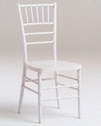 White Kid's Sized Chiavari Chairs