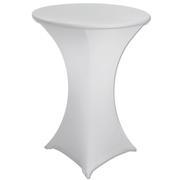 White Spandex Tablecloth for High Tops
