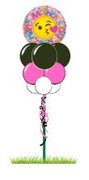 Smiley Kiss Happy Mothers Day Yard Balloon Pole