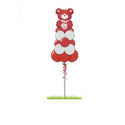 Teddy Bear Yard Balloon Pole