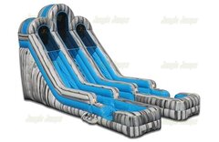 Dual Lane Marble Waves Water Slide