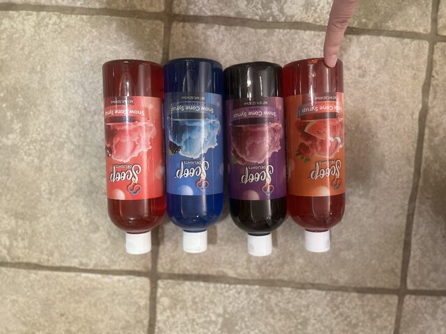 snow cone flavorings