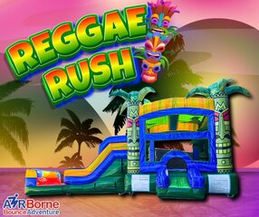 Tiki Bounce House Wet/Dry