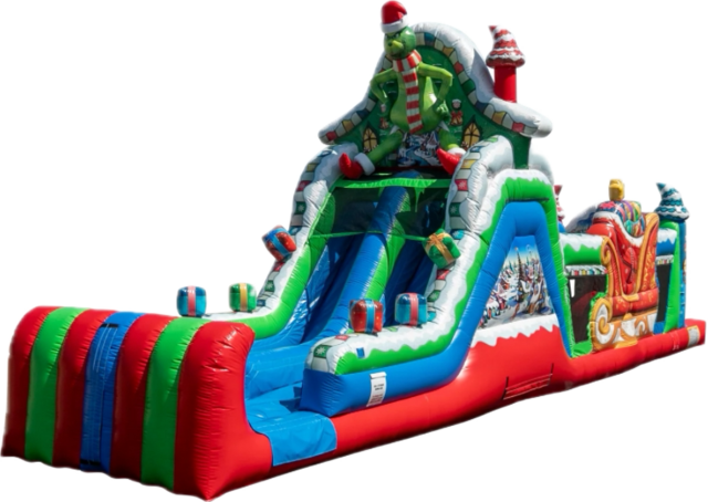 47 FT - Grinch Christmas Obstacle Course