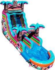 16 ft Aloha Splash Water Slide Rental
