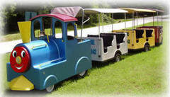Trackless Train rental Houston - GAS