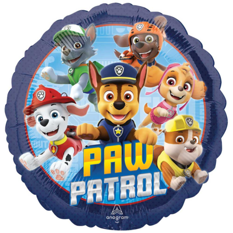 17 Inch Paw Patrol Foil Balloon