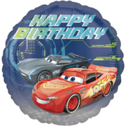 Cars Happy Birthday Foil Balloon