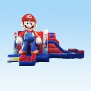 Mario Cart Bounce House Combo